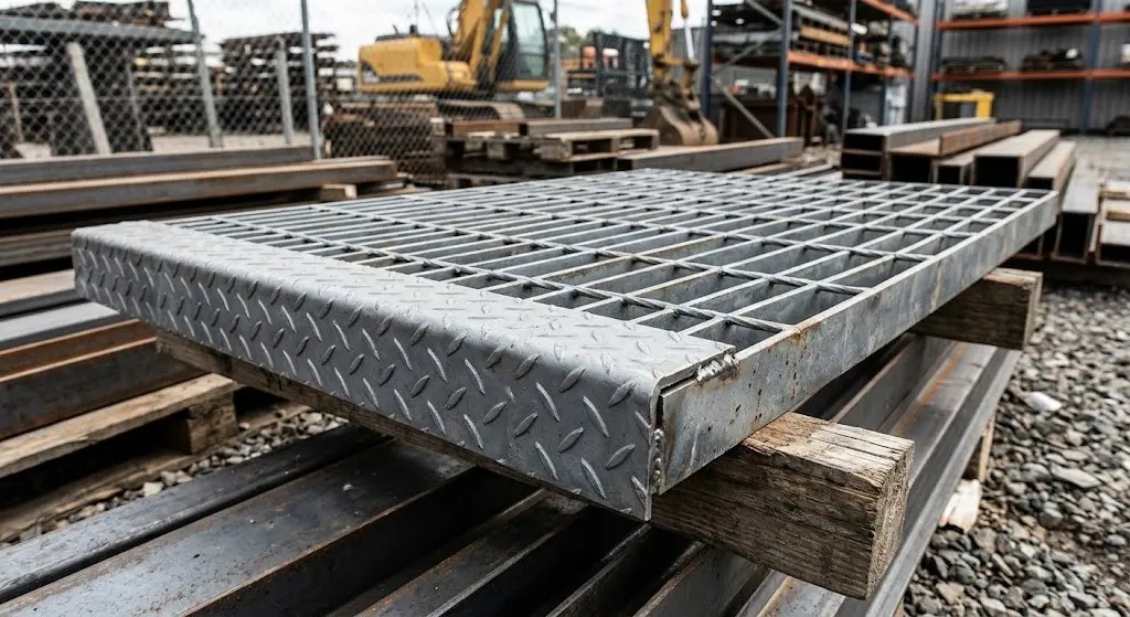 MS grating stair tread